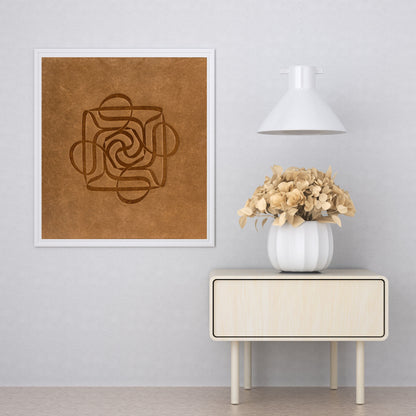 Four Ali Natural Leather Artwork